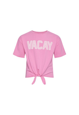 Pieces KIDS Тишърт 17138244 Виолетов Regular Fit - Pepit.bg