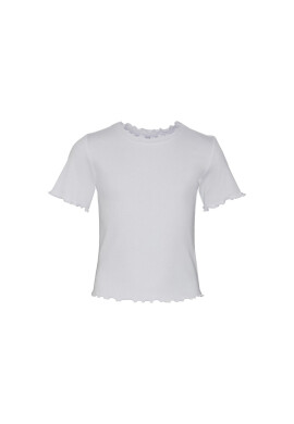 Pieces KIDS Тишърт 17138625 Бял Slim Fit - Pepit.bg