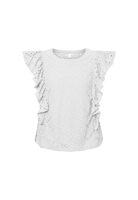 Pieces KIDS топ 17140415 Бял Slim Fit - Pepit.bg