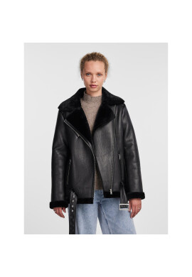 Pieces Кожух 17140793 Черен Regular Fit - Pepit.bg