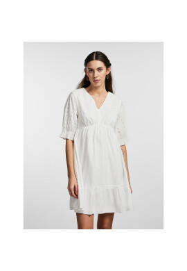Pieces Лятна рокля 17139613 Бял Regular Fit - Pepit.bg