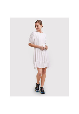 Pieces Лятна рокля Viol 17123751 Бял Regular Fit - Pepit.bg