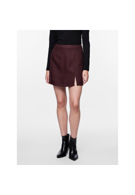Pieces Мини пола 17142933 Бордо Regular Fit - Pepit.bg