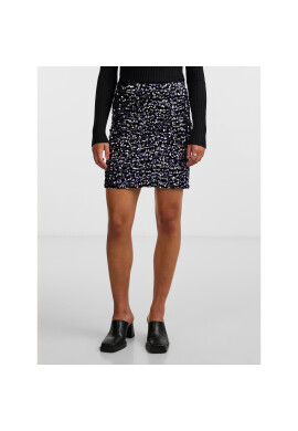 Pieces Мини пола 17143411 Черен Regular Fit - Pepit.bg