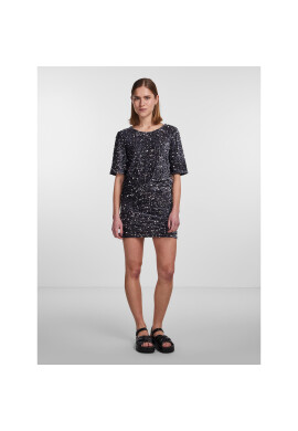 Pieces Мини пола 17143411 Сив Regular Fit - Pepit.bg
