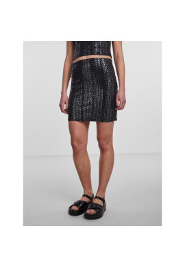 Pieces Мини пола 17144526 Черен Regular Fit - Pepit.bg