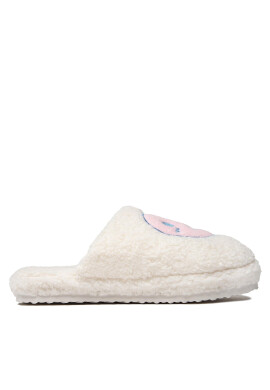 Pieces Пантофи Pcmulle Happy Slipper 17129247 Бял - Pepit.bg