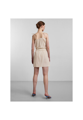 Pieces Пола тип трапец Sunna 17126577 Бежов Regular Fit - Pepit.bg