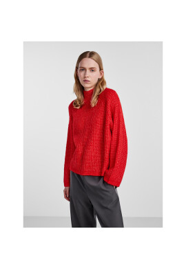 Pieces Поло 17128212 Червен Regular Fit - Pepit.bg