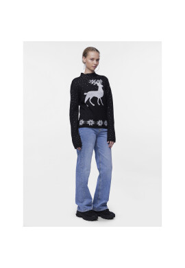 Pieces Поло 17136435 Черен Regular Fit - Pepit.bg