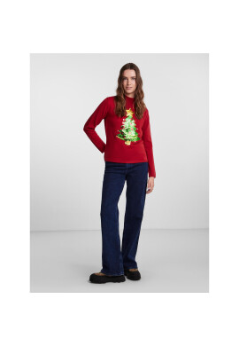 Pieces Поло 17136435 Червен Regular Fit - Pepit.bg