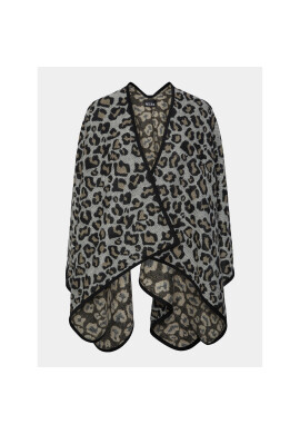 Pieces Пончо 17142175 Кафяв Regular Fit - Pepit.bg