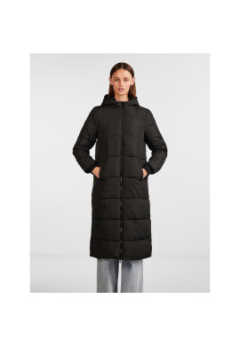 Pieces Пухено яке Bee 17127426 Черен Oversize - Pepit.bg