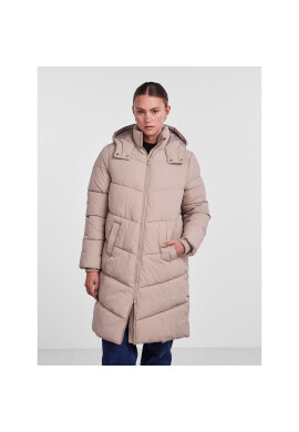 Pieces Пухено яке Jamilla 17126619 Бежов Oversize - Pepit.bg