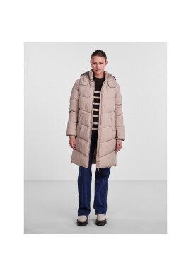 Pieces Пухено яке Jamilla 17126619 Бежов Oversize - Pepit.bg
