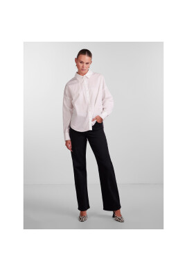Pieces Риза 17133909 Бял Loose Fit - Pepit.bg