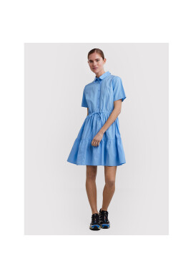 Pieces Рокля тип риза Valdine 17123758 Син Regular Fit - Pepit.bg
