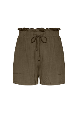 Pieces Шорти от плат 17111447 Зелен Regular Fit - Pepit.bg