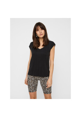 Pieces Тишърт 17095260 Черен Regular Fit - Pepit.bg