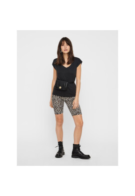 Pieces Тишърт 17095260 Черен Regular Fit - Pepit.bg