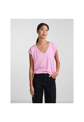 Pieces Тишърт 17095260 Розов Regular Fit - Pepit.bg