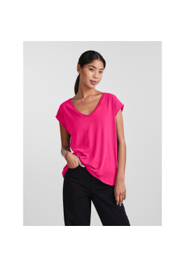 Pieces Тишърт 17095260 Розов Regular Fit - Pepit.bg