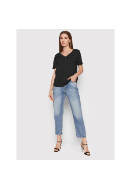 Pieces Тишърт Ria 17120455 Черен Regular Fit - Pepit.bg