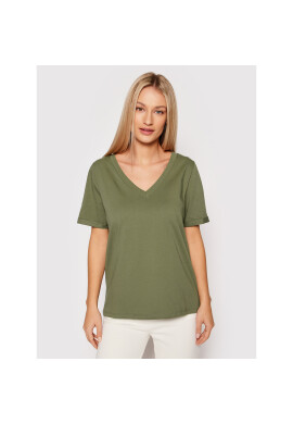 Pieces Тишърт Ria 17120455 Зелен Regular Fit - Pepit.bg