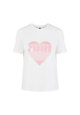 Pieces Тишърт Vanna 17123770 Бял Regular Fit - Pepit.bg