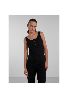 Pieces топ 17101438 Черен Slim Fit - Pepit.bg