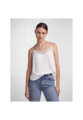 Pieces топ 17132739 Бял Regular Fit - Pepit.bg