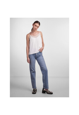 Pieces топ 17132739 Бял Regular Fit - Pepit.bg