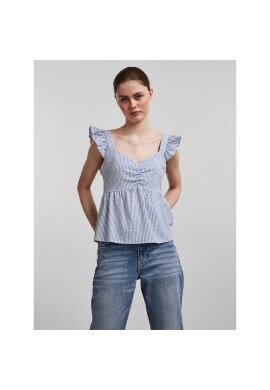 Pieces топ Serra 17126222 Син Regular Fit - Pepit.bg