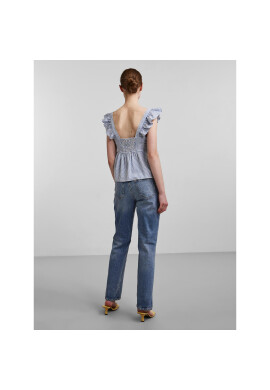 Pieces топ Serra 17126222 Син Regular Fit - Pepit.bg