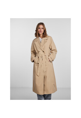 Pieces Тренч 17132310 Бежов Regular Fit - Pepit.bg