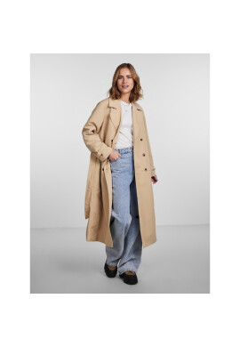 Pieces Тренч 17132310 Бежов Regular Fit - Pepit.bg