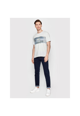 Pierre Cardin Тишърт 20380/000/2028 Бял Modern Fit - Pepit.bg