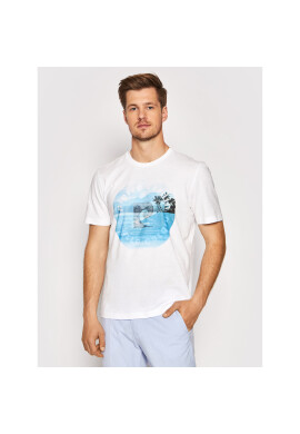 Pierre Cardin Тишърт 52630/000/11275 Бял Regular Fit - Pepit.bg