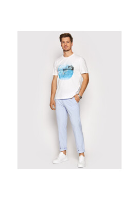 Pierre Cardin Тишърт 52630/000/11275 Бял Regular Fit - Pepit.bg