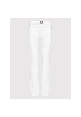Pinko Дънки Flora 24 1J10VN Y64A Бял Regular Fit - Pepit.bg