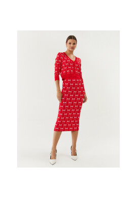 Pinko Кардиган 100687 A0IS Червен Cropp Fit - Pepit.bg