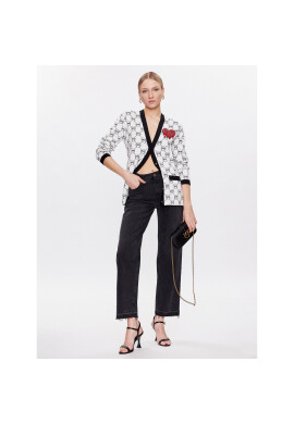 Pinko Кардиган Tecnezio 100446 A0KS Бял Relaxed Fit - Pepit.bg