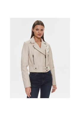 Pinko Кожено яке 100267 Y6WL Бежов Regular Fit - Pepit.bg