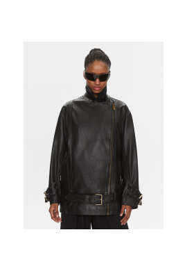 Pinko Кожено яке Bora 102179 A1OD Черен Oversize - Pepit.bg