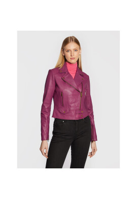 Pinko Кожено яке Sensibile 1G17XW Y6WL Виолетов Regular Fit - Pepit.bg