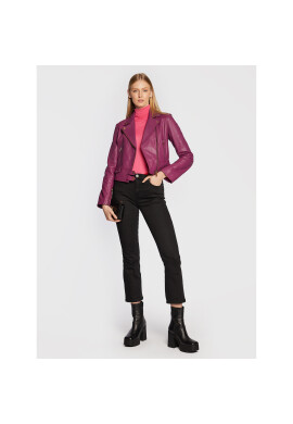 Pinko Кожено яке Sensibile 1G17XW Y6WL Виолетов Regular Fit - Pepit.bg