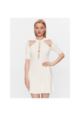 Pinko Плетена рокля 101227 A0TU Бял Regular Fit - Pepit.bg