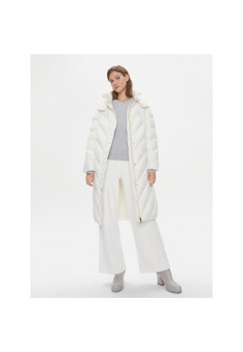 Pinko Пухено яке Computer 101601 A11M Бял Regular Fit - Pepit.bg
