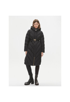 Pinko Пухено яке Computer 101601 A11M Черен Regular Fit - Pepit.bg