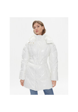 Pinko Пухено яке Copyright 101595 A00N Бял Regular Fit - Pepit.bg